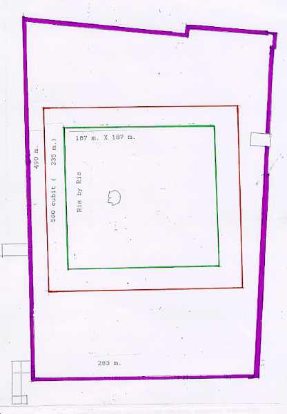 Fig 2 The Dimensions of the Temple Mount (42 K)
